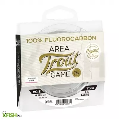 Lucky John Line Fluorocarbon Area Trout Game Pink