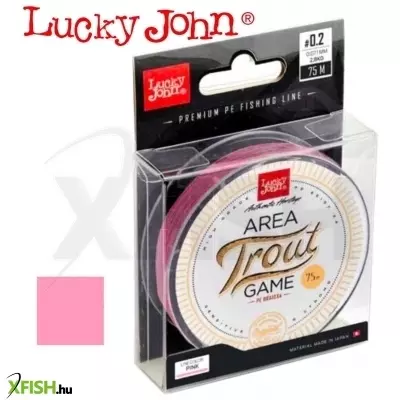 Lucky John Braided Pe Line Area Trout Game Pink