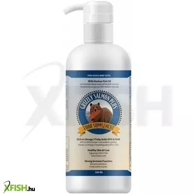 Grizzly Plus Lazac- és Tőkehalolaj 500ml Kutyának