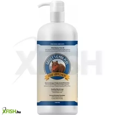 Grizzly Plus Lazac- és Tőkehalolaj 1000ml Kutyának