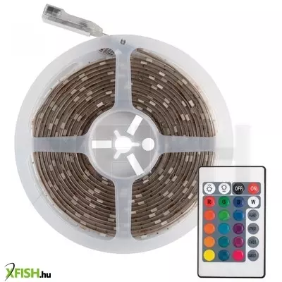 Home ls 5000rgb rgb LED szalag szett, 30 db smd 5050 led/m, ragasztható, 5m, 400 lm/m, 4,8 w/m