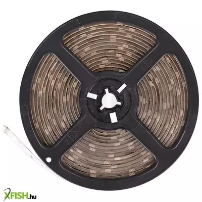 Home ls 5000sound zenére villogó rgb LED szalag szett, 30 db smd 5050 led/m, ragasztható, 5m, 400 lm/m, 4,8 w/m