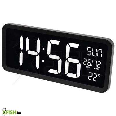 home ltcjumbo óra és hőmérő, asztali és fali óra, usb adapter hosszú, 2.5m vezetékkel, a környezethez alkalmazkodó fényerő