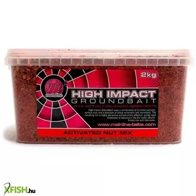 Mainline High Impact Groundbait - Activated Nut Mix Etetőanyag 2Kg (inBox)