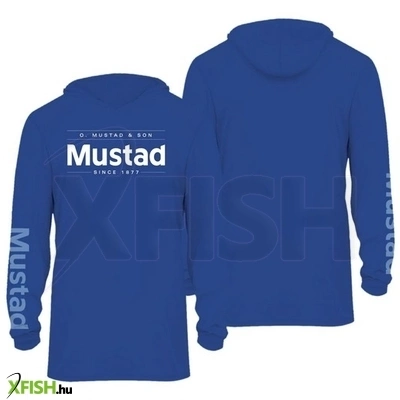 Mustad Blue Brand Longsleeve Hosszú Ujjú Póló Kék M