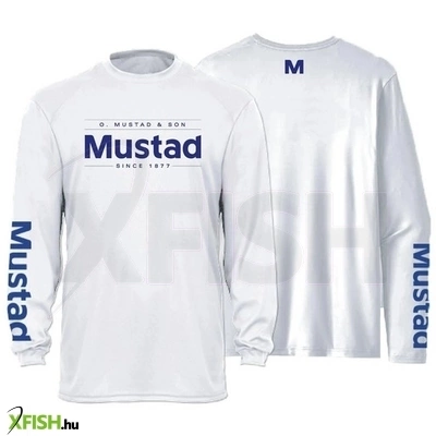 Mustad Light Grey Brand Longsleeve Hosszú Ujjú Póló M