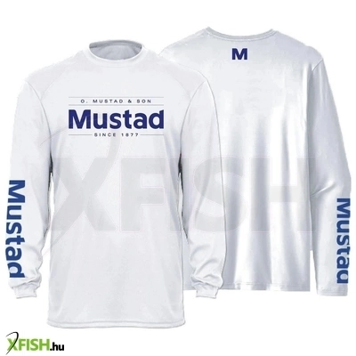 Mustad Light Grey Brand Longsleeve Hosszú Ujjú Póló Xl