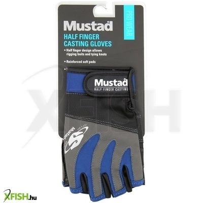 Mustad Ujjatlan Horgász Kesztyű S