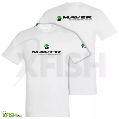 Maver Passion T-Shirt Horgász Póló Fehér Xxl