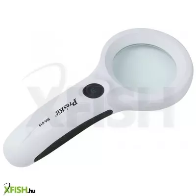 Sma proskit ma-019 kézi nagyító világítással, bankjegyvizsgáló, 56 mm átmérő, 3x nagyítás