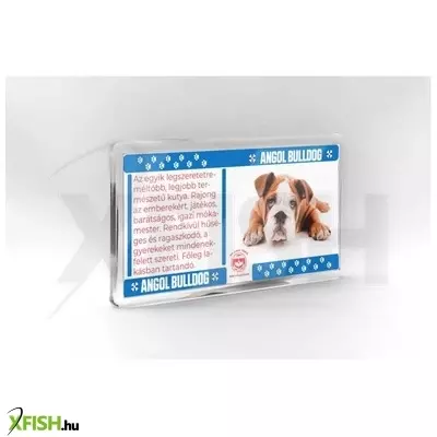 Neked vettem kutyás hűtőmágnes 11*6cm - angol bulldog