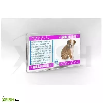 Neked vettem kutyás hűtőmágnes 11*6cm - angol bulldog