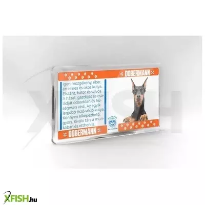 neked vettem kutyás hűtőmágnes 11*6cm - dobermann