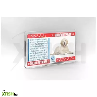 Neked vettem kutyás hűtőmágnes 11*6cm - golden retriever