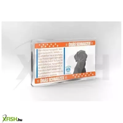 Neked vettem kutyás hűtőmágnes 11*6cm - óriás schnauzer