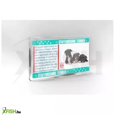 Neked vettem kutyás hűtőmágnes 11*6cm - staffordshire terrier