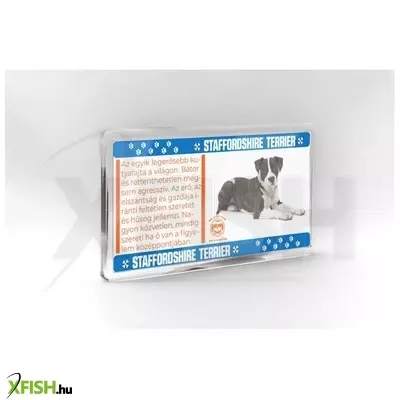 Neked vettem kutyás hűtőmágnes 11*6cm - staffordshire terrier
