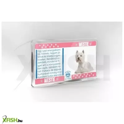 Neked vettem kutyás hűtőmágnes 11*6cm - westie