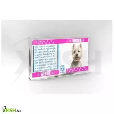 Neked vettem kutyás hűtőmágnes 11*6cm - westie