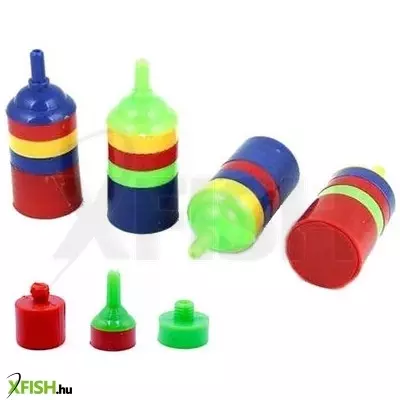Egyéb vegyes műanyag levegőporlasztó készlet akváriumba - henger 15x40mm (4db)