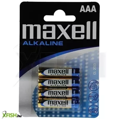 Maxell lr03 aaa elem, alkáli, mini ceruza, 1,5v, 4 db/csomag
