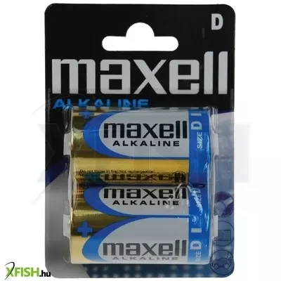 Maxell lr20 D elem, féltartós, góliát, 1,5v, 2 db/csomag