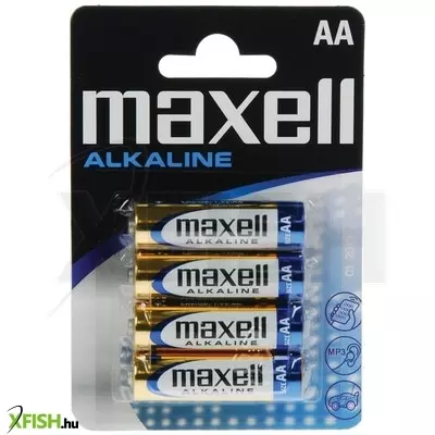 Maxell lr6 aa elem, alkáli, ceruza, 1,5v, 4 db/csomag