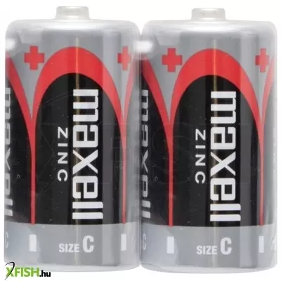 Maxell r14 c elem, féltartós, baby, 1,5v, 2 db/csomag