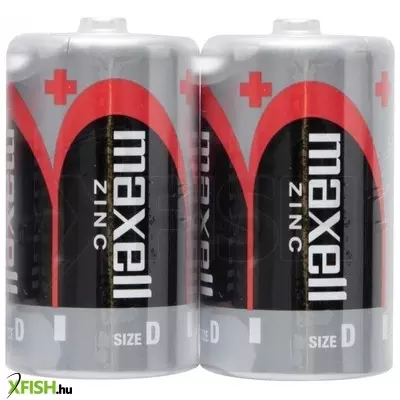 Maxell r20 D elem,  féltartós, góliát, 1,5v, 2 db/csomag