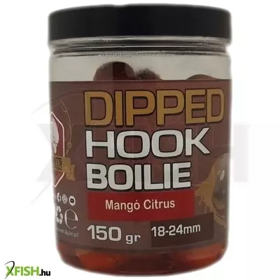 M Baits Dipped Hook Horog Bojli 18-24mm 150g Mangó Citrus