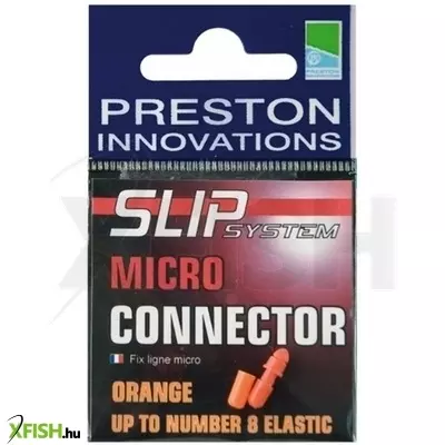 Preston Micro Connector - Red Piros Gumi Csatlakozó