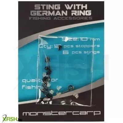 Zadravec Monstercarp Sting With German Ring 10 (csalitüske ütközővel-10mm)