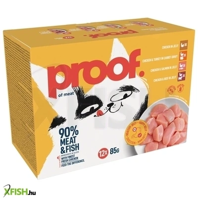 proof cat alutasak nedves macskaeledel multipack 12x85g