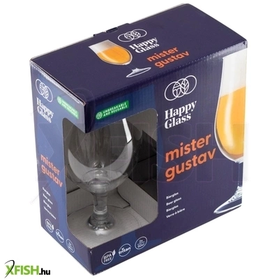 Örökpohár happyglass mister gustav törhetetlen söröskehely, 50 cl, bpa mentes, élelmiszeripari minőség, 2 db / szett