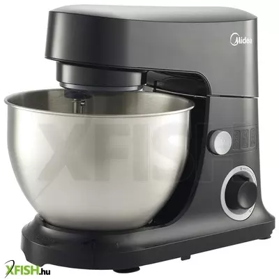 Midea mj-km6001w konyhai robotgép, 600 w, abs burkolat, 4 literes rozsdamentes keverőtál, antracit