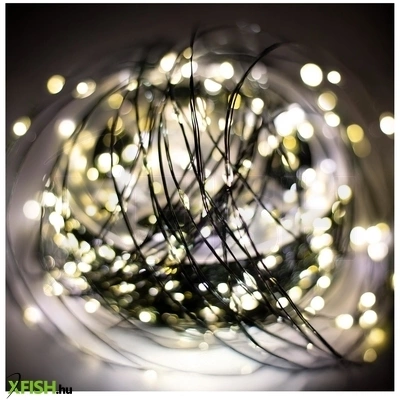 Dekorációs termékek home ml1500ww micro led-es fényfüzér, 150 m, 1500db melegfehér micro led, 8 program, időzítés, hálózati adapter, távirányító, kül- és beltéri kivitel