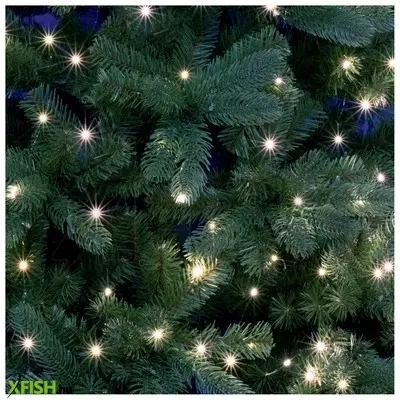 Dekorációs termékek home ml 250g/wh micro led-es fényfüzérköteg, 250 db hidegfehér micro led, 10 ágú, vékony, zöld színű vezeték, hálózati adapter, kül- és beltéri kivitel