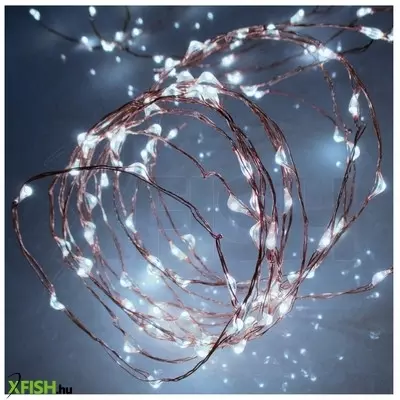 Dekorációs termékek home ml 80/wh micro led-es fényfüzér, 7,9 M / 80 db hidegfehér micro led, állófényű, vékony vezeték, hálózati adapter, kül- és beltéri kivitel