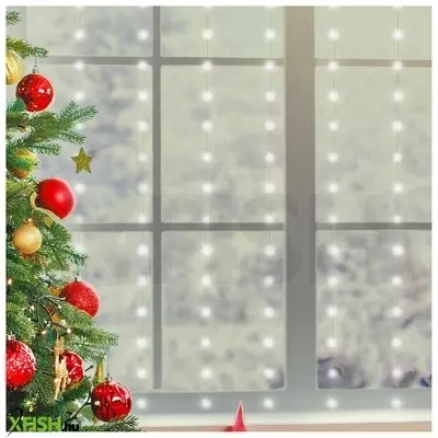 Dekorációs termékek home mlf 200/wh micro led-es fényfüggöny, 3x2 M / 200 db hidegfehér micro led, 8 fényprogram, távirányító, USB csatlakozó, beltéri kivitel