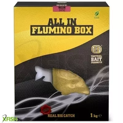 Sbs All In Flumino Box Etetőanyag Csali Aroma Szett Match Special Ananász 1000g