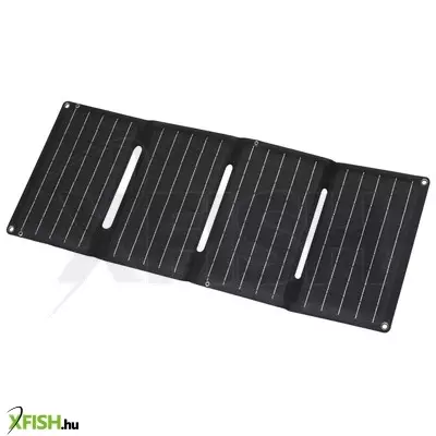 Home msc20w hordozható napelemes USB töltő, összecsukható, 20watt, usb-a + usb-c + dc kimenet, PD gyorstöltés, LED töltésjelző, felakasztható, tartozék karabinerekkel