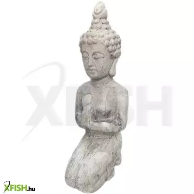 Magyar szikla buddha szobor akvárium dekoráció (13x11x31cm)