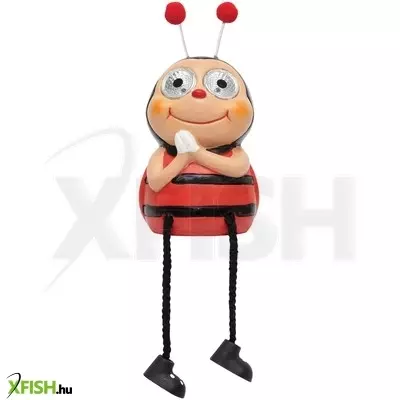 Home mx645 napelemes kerti lámpa, katica forma, 2 db hidegfehér led, políresin, 40 mah akkumulátor (nimh), kültéri, beltéri