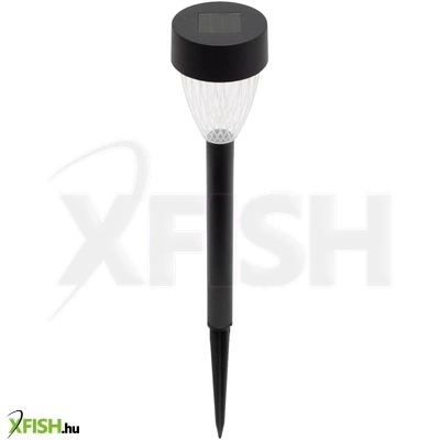 Home mx657 napelemes kerti lámpa, 15db/display, 1db melegfehér led, cserélhető akkumulátor, fekete színű