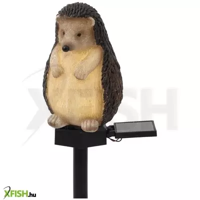 Home mx671s napelemes kerti sün lámpa, 1 db melegfehér led, akkumulátor, műgyanta, leszúrható