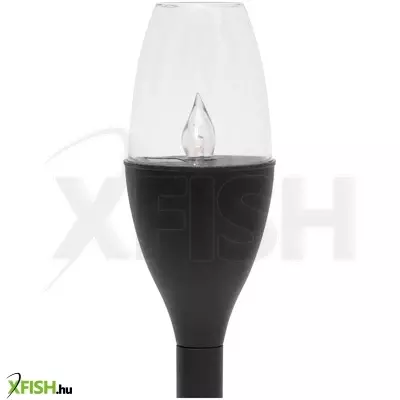 home mx717 napelemes kerti lámpa, 12db-os display, műanyag, 2 db hidegfehér led, kültéri, beltéri