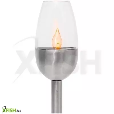 Home mx816 napelemes kerti lámpa, 12db-os display, műanyag, 1 db melegfehér led, kültéri, beltéri