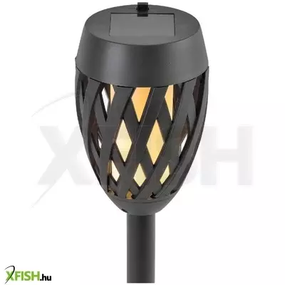 Home mx 200 napelemes kerti fáklya, 12 led, automatikus, napelem és töltő, időjárásálló