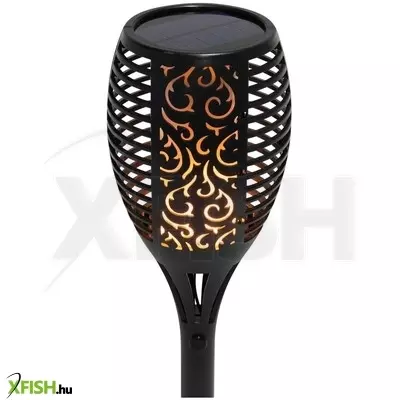 home mx 300 napelemes kerti fáklya, 72 led, automatikus, napelem és töltő, időjárásálló