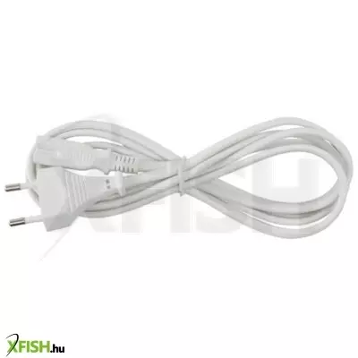 Use home n 1-2wh/vde hálózati csatlakozókábel, 2 m, h03vvh2-f 2x0,75 mm2 kábellel, max.500w, fehér